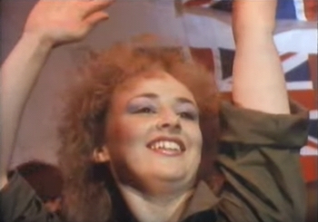 Sara dancing along to 'California Man'