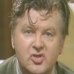Benny as Richard Burton in Who's Afraid of Virginia Wool from 'Humphrey Bumphrey: Continuity Announcer'