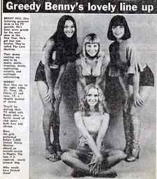 Newspaper cutting of Love Machine