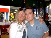 Penny Kendall with Associate Editor David Hawkin met over Coffee. Click this image for a larger view.