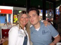 Penny Kendall with Associate Editor David Hawkin met over Coffee. Click this image for a larger view.