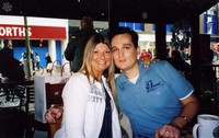 Penny Kendall with Associate Editor David Hawkin met over Coffee. Click this image for a larger view.