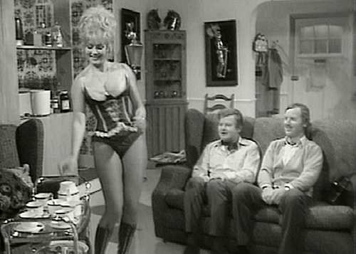 Left to Right: Jenny Lee-Wright, Benny and Nicholas Parsons in Henry and Alice and Bob and Mary